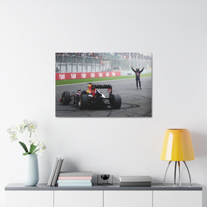 Sebastian Vettel Celebrating his Fourth Championship Win at the Indian GP