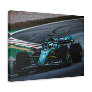 Vettel driving the AMR22
