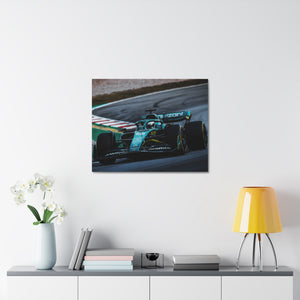 Vettel driving the AMR22