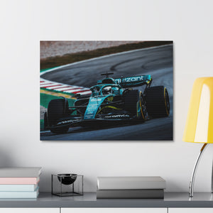 Vettel driving the AMR22