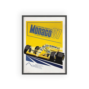 Senna in 1997 Lotus at Monaco GP