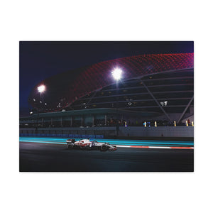 Kimi racing at Night Abu Dhabi GP