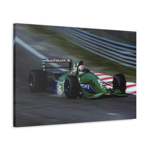 Andrea de Cesaris driving the Jordan 191