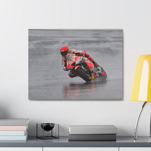 Marc Márquez testing in the Wet with Repsol Honda Team