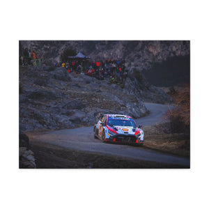 Ott Tänak and Martin Järveoja racing the Hyundai i20 N