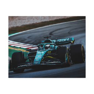 Vettel driving the AMR22