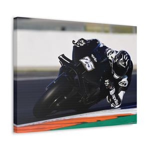 Raúl Fernández racing for Aprilia Racing Team Gresini