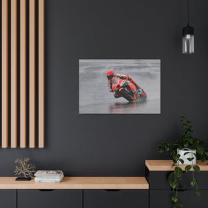 Marc Márquez testing in the Wet with Repsol Honda Team