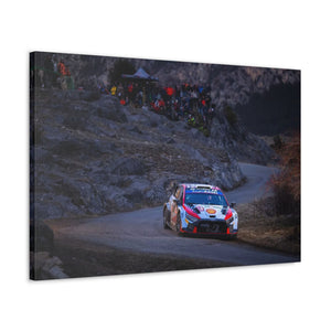 Ott Tänak and Martin Järveoja racing the Hyundai i20 N