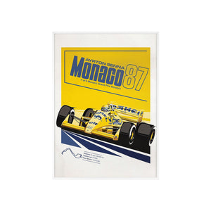 Senna in 1997 Lotus at Monaco GP