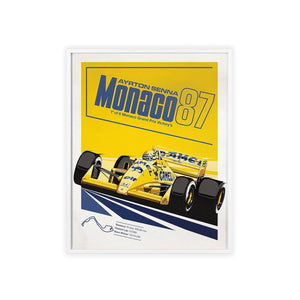 Senna in 1997 Lotus at Monaco GP