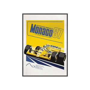 Senna in 1997 Lotus at Monaco GP