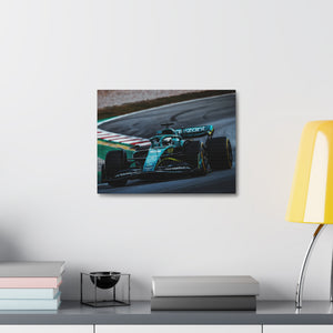 Vettel driving the AMR22