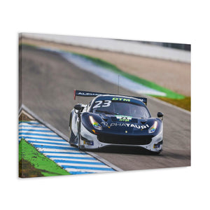Alex Albon racing with AF Corse in DTM