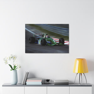 Andrea de Cesaris driving the Jordan 191