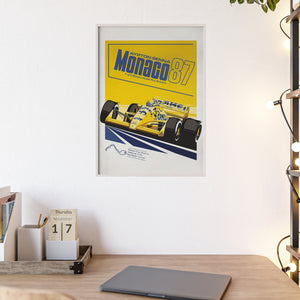 Senna in 1997 Lotus at Monaco GP