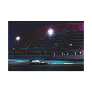 Kimi racing at Night Abu Dhabi GP
