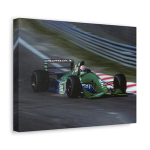 Andrea de Cesaris driving the Jordan 191