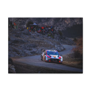 Ott Tänak and Martin Järveoja racing the Hyundai i20 N