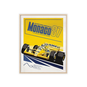 Senna in 1997 Lotus at Monaco GP