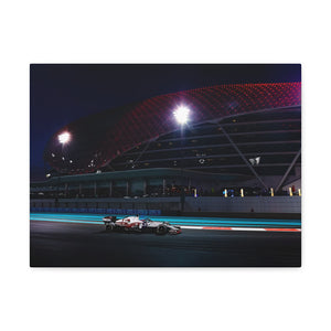 Kimi racing at Night Abu Dhabi GP