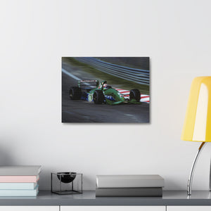 Andrea de Cesaris driving the Jordan 191