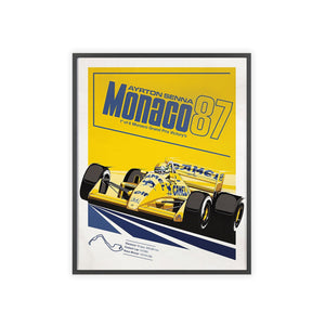 Senna in 1997 Lotus at Monaco GP