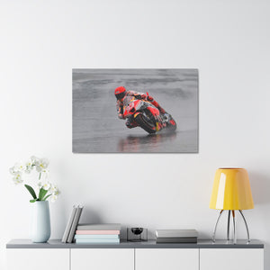 Marc Márquez testing in the Wet with Repsol Honda Team