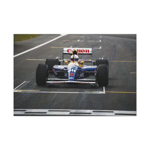 Sebastian Vettel in Nigel Mansell's 1992 F1 Title-Winning Williams FW14B