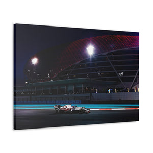 Kimi racing at Night Abu Dhabi GP