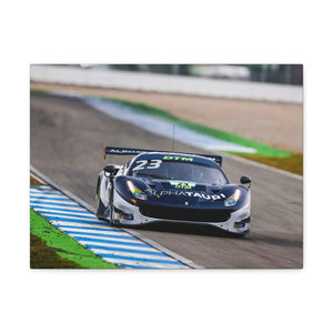 Alex Albon racing with AF Corse in DTM