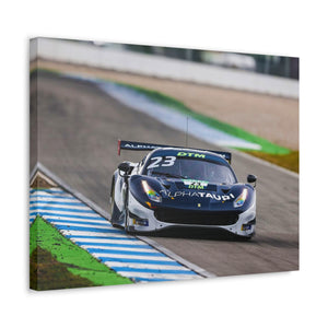 Alex Albon racing with AF Corse in DTM