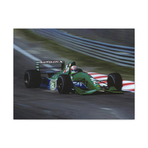 Andrea de Cesaris driving the Jordan 191