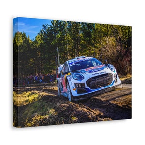 Adrien Fourmaux and Alexandre Coria racing Ford Puma Rally1