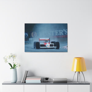Senna Wet Weather Racing in McLaren MP4/4