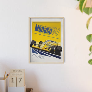 Senna in 1997 Lotus at Monaco GP