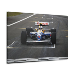 Sebastian Vettel in Nigel Mansell's 1992 F1 Title-Winning Williams FW14B