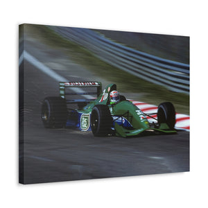 Andrea de Cesaris driving the Jordan 191