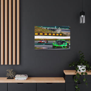 54 Dinamic Porsche 991.2 GT3 R battling with Audi R8